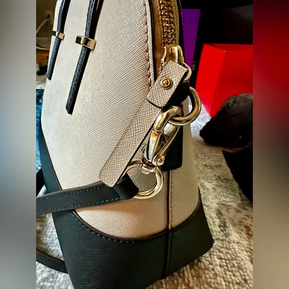 Kate Spade Cedar Street Maise Medium Beige/Black Crossbody - Picture 5 of 15